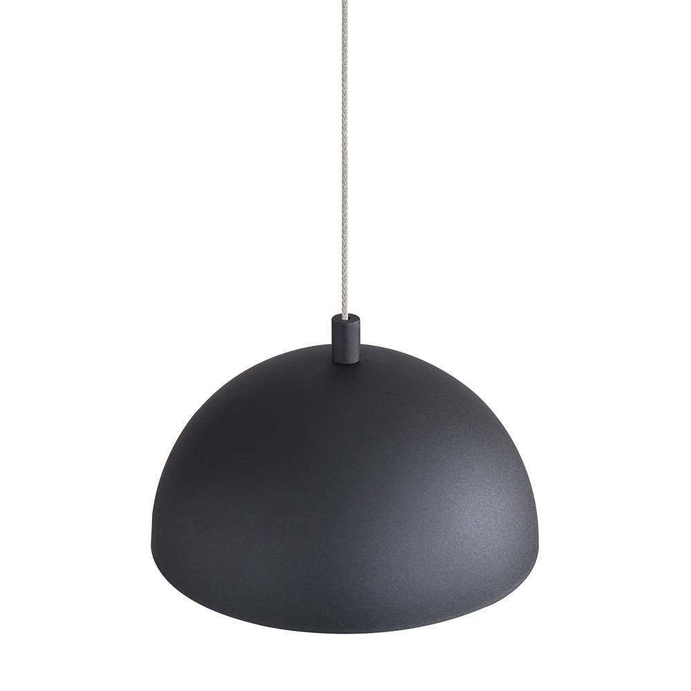Golden Lighting 3632-7 SNB-ACR Sand Black Wry Lighting Solsken Integrated Led 7in Pendant In Sand Black Image 5