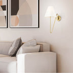 Golden Lighting 3690-A1W BCB-IL Brushed Champagne Brass Yep By Golden Lighting Kennedy 1-light Swing Arm Wall Lamp In Brushed Champagne Brass Image 3