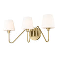 Golden Lighting 3690-BA3 BCB-OP Brushed Champagne Brass Yep By Golden Lighting Kennedy 3-light Vanity In Brushed Champagne Brass Image 1