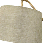 Golden Lighting 3694-A1W BCB-NS Brushed Champagne Brass Wry Lighting Ryleigh 1-light Swing Arm In Brushed Champagne Brass And Natural Sisal Shade Image 3