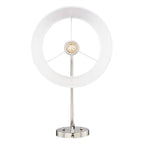 Golden Lighting 3694-A1W PW-MWS Pewter Wry Lighting Ryleigh 1-light Swing Arm Wall Lamp In Pewter And Modern White Shade Image 5