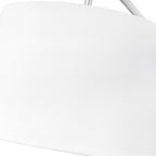 Golden Lighting 3694-A1W PW-MWS Pewter Wry Lighting Ryleigh 1-light Swing Arm Wall Lamp In Pewter And Modern White Shade Image 3