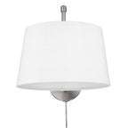 Golden Lighting Ryleigh Wry Lighting Ryleigh 1-light Swing Arm In Brushed Champagne Brass And Modern White Shade
