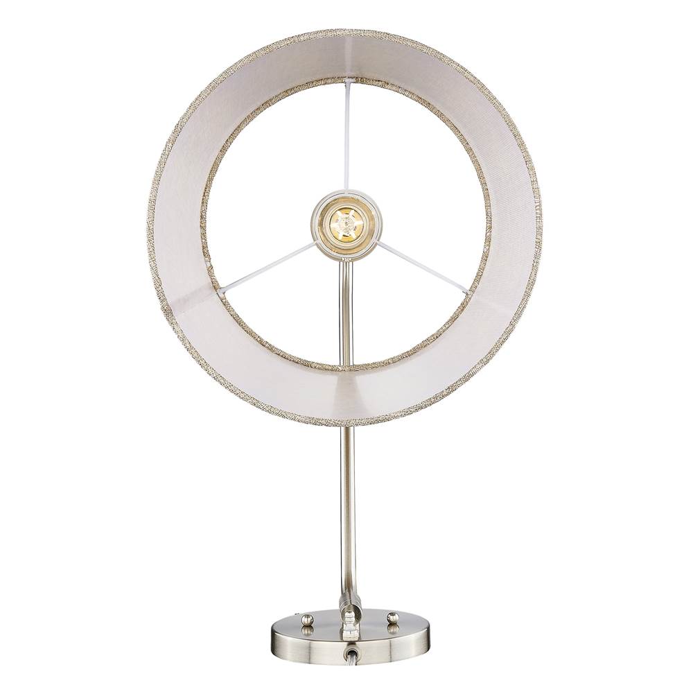 Golden Lighting 3694-A1W PW-NS Pewter Wry Lighting Ryleigh 1-light Swing Arm Wall Lamp In Pewter And Natural Sisal Shade Image 5
