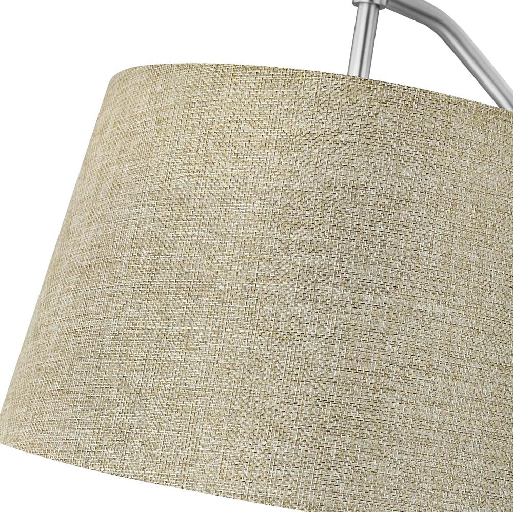Golden Lighting 3694-A1W PW-NS Pewter Wry Lighting Ryleigh 1-light Swing Arm Wall Lamp In Pewter And Natural Sisal Shade Image 3