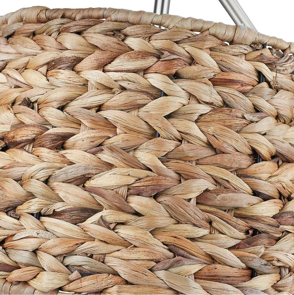 Golden Lighting 3694-A1W PW-WSG Pewter Wry Lighting Ryleigh 1-light Swing Arm Wall Lamp In Pewter And Woven Sweet Grass Shade Image 3