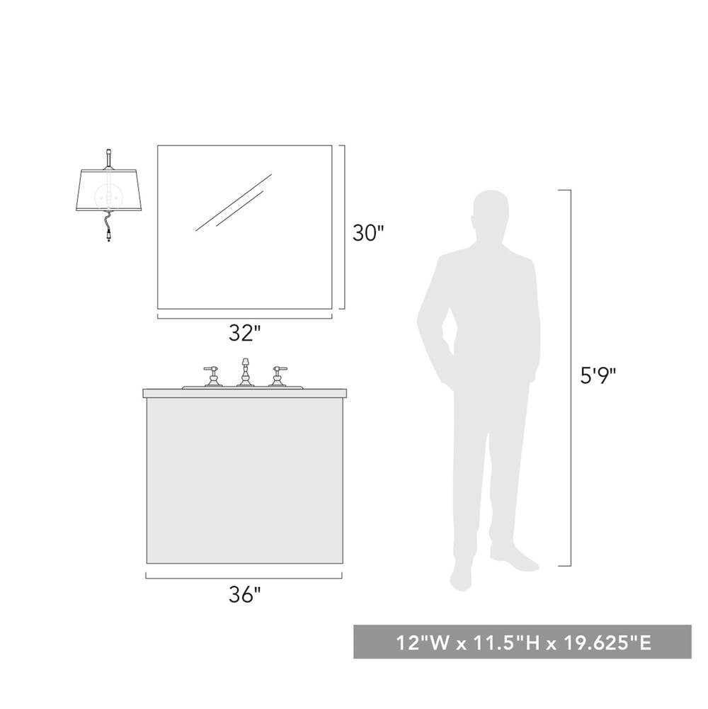 Golden Lighting 3694-A1W PW-MWS Pewter Wry Lighting Ryleigh 1-light Swing Arm Wall Lamp In Pewter And Modern White Shade Image 2