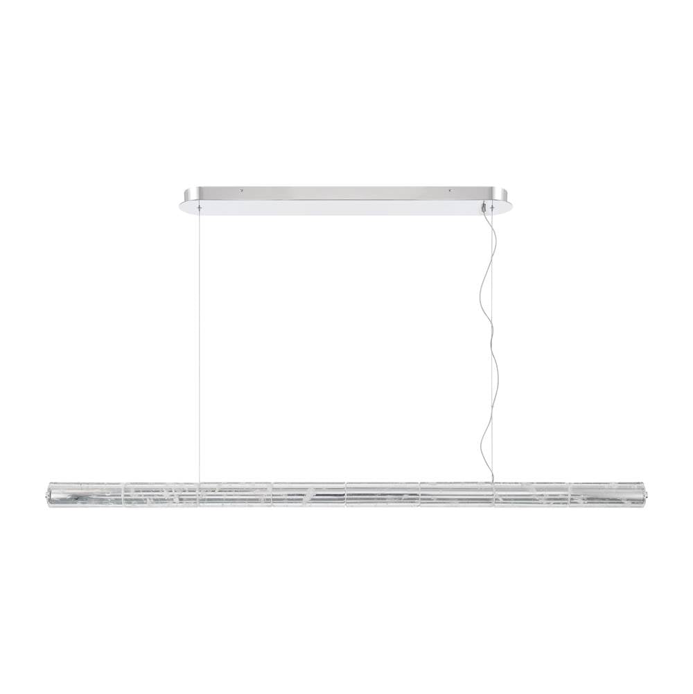 Golden Lighting Crystallo Golden Lighting Crystallo Integrated Led Island Light In Polished Nickel