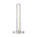 Golden Lighting 3726-TL18 PN-CY Polished Nickel Golden Lighting Crystallo Integrated Led Table Lamp In Polished Nickel Image 1