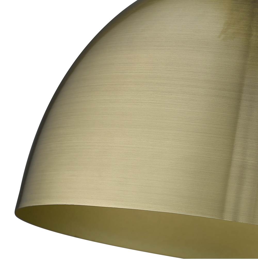 Golden Lighting 3824-A1W AB-AB Aged Brass Wry Lighting Hawthorn 1-light Swing Arm Wall Lamp In Aged Brass Image 2