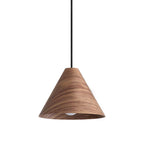 Golden Lighting 3988-10 DWA Dark Walnut Golden Lighting Conique 1-light 10in Pendant In Dark Walnut Image 1