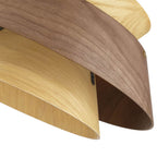 Golden Lighting 3990-913 DWA-LWA  Golden Lighting Aalto 1-light 13'' Pendant In Light And Dark Walnut Image 4