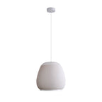 Golden Lighting 4017-17 SNY Matte White Golden Lighting Tela Integrated Led 18in Pendant In Sand Yellow Image 1