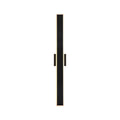 Golden Lighting 4072-OWL36 SNB Sand Black Golden Lighting Obsidian Integrated Led 35in Outdoor Wall In Sand Black Image 1