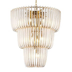 Golden Lighting 4285-17 TG Titanium Gold Ziva By Golden Lighting Shahi 17-light Chandelier In Titanium Gold Image 1