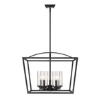 Golden Lighting Mercer Golden Lighting Mercer 5-light Chandelier In Matte Black