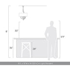 Golden Lighting 4500-4P ABI Antique Black Iron Wry Lighting Arboreal 4-light Pendant In Antique Black Iron Image 2