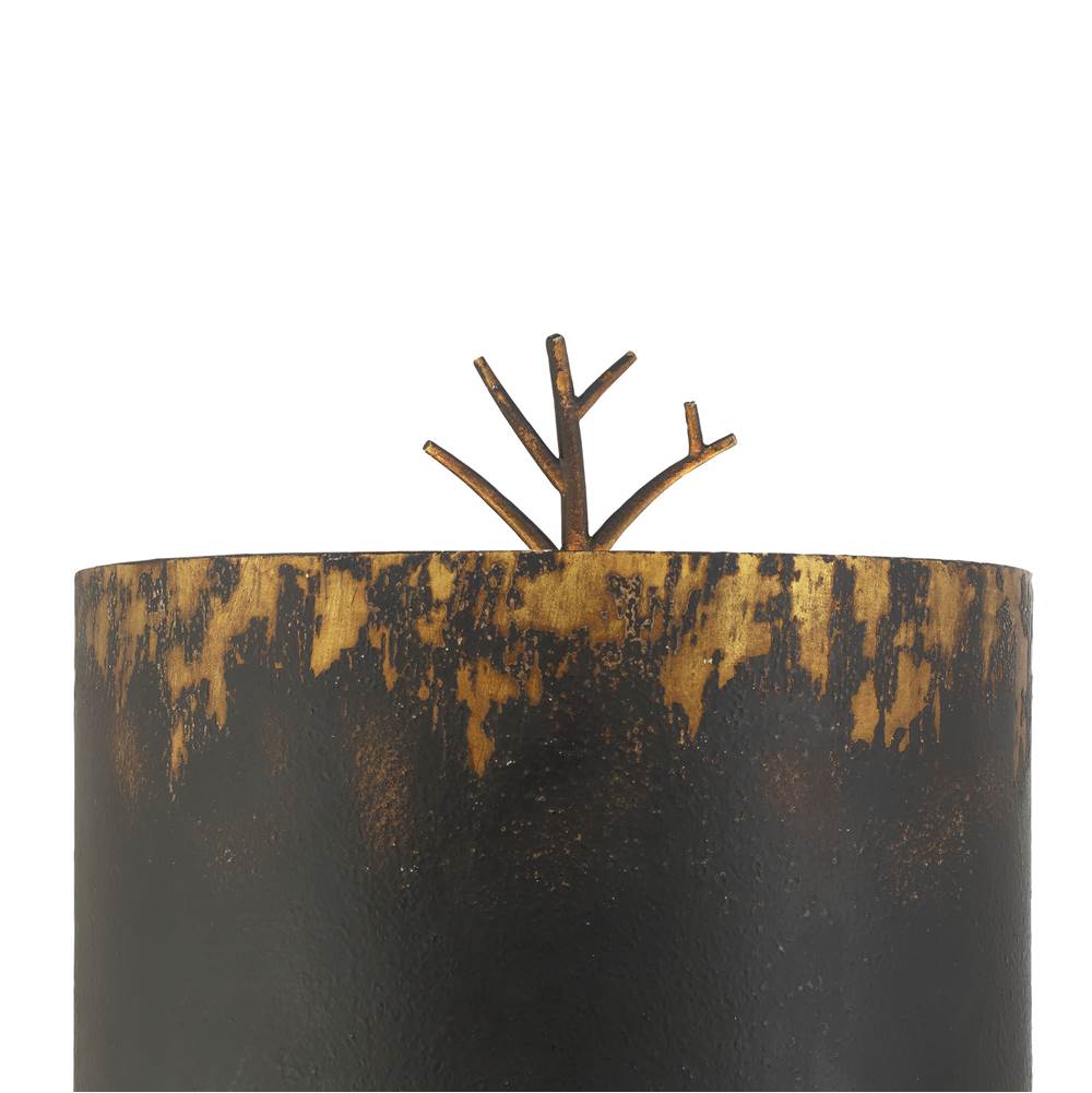 Golden Lighting 4500-WSC ABI Antique Black Iron Wry Lighting Arboreal 2-light Wall Sconce In Antique Black Iron Image 4