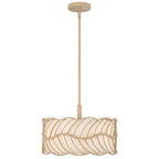 Golden Lighting Simbolo Wry Lighting Simbolo 3-light Pendant In Antique Black Iron