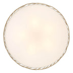 Golden Lighting 4501-5P AM Almond Wry Lighting Simbolo 5-light Pendant In Almond Image 6