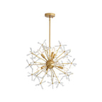 Golden Lighting Dandelion Wry Lighting Dandelion 6-light Pendant In Matte Gold