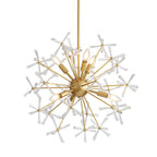 Golden Lighting 4502-24 GLD Matte Gold Wry Lighting Dandelion 6-light Pendant In Matte Gold Image 1
