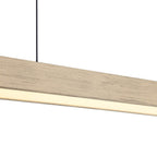 Golden Lighting 4962-48 DW Driftwood Wry Lighting Silva Integrated Led Pendant In Driftwood Image 4