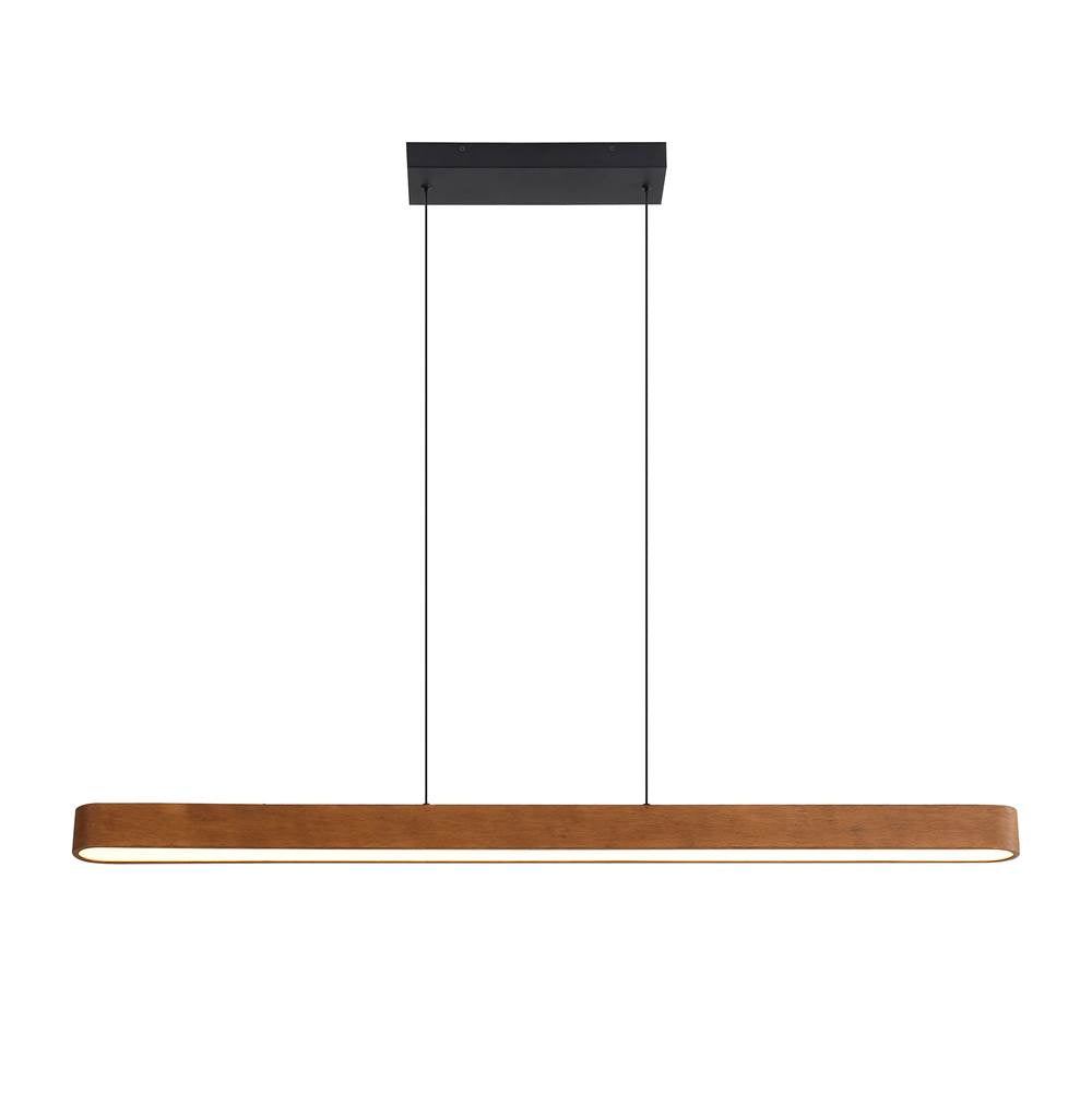 Golden Lighting Silva Wry Lighting Silva Integrated Led Pendant In Driftwood