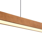 Golden Lighting 4962-48 WA Walnut Wry Lighting Silva Integrated Led Pendant In Walnut Image 4