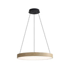 Golden Lighting 4963-24 DW Driftwood Wry Lighting Anello Integrated Led Pendant In Driftwood Image 1