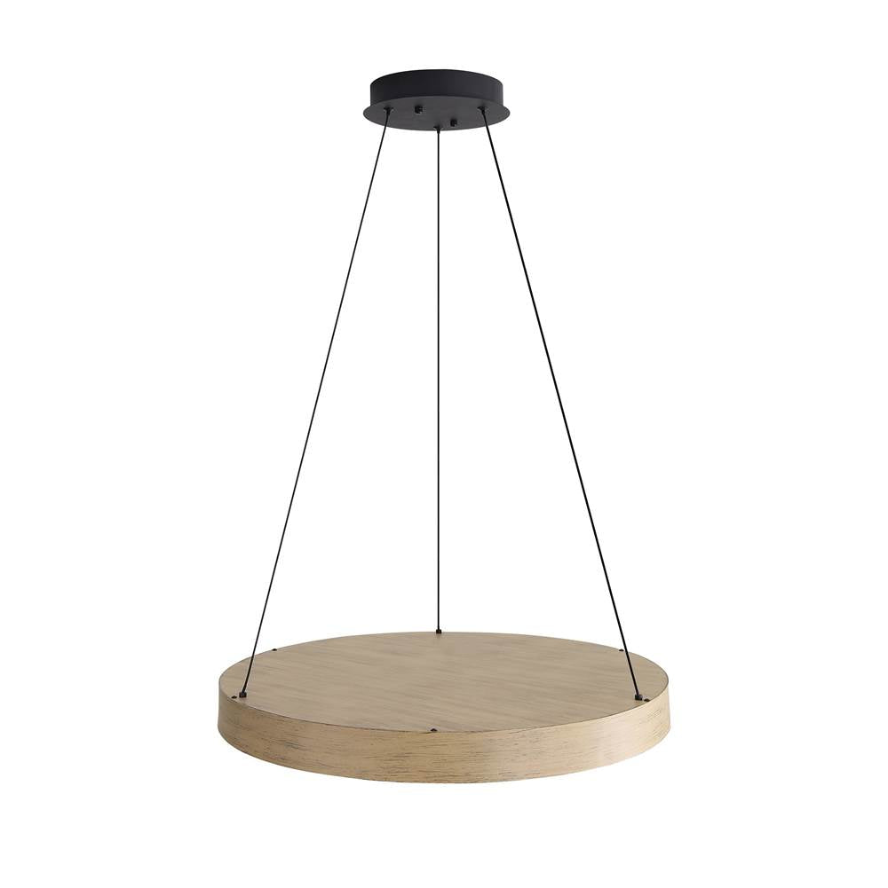 Golden Lighting 4963-24 DW Driftwood Wry Lighting Anello Integrated Led Pendant In Driftwood Image 4
