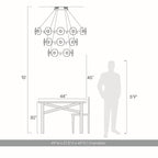 Golden Lighting 5028-12-8-6 CH Chrome Ziva By Golden Lighting Celestia 26-light Integrated Led Chandelier In Chrome Image 2