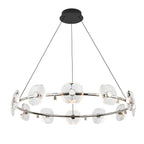 Golden Lighting 5028-12 CH Chrome Ziva By Golden Lighting Celestia 12-light Integrated Led Chandelier In Chrome Image 1