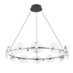 Golden Lighting Celestia Ziva By Golden Lighting Celestia 12-light Integrated Led Chandelier In Chrome