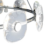 Golden Lighting 5028-12 CH Chrome Ziva By Golden Lighting Celestia 12-light Integrated Led Chandelier In Chrome Image 4