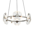 Golden Lighting 5028-6 CH Chrome Ziva By Golden Lighting Celestia 6-light Integrated Led Chandelier In Chrome Image 1