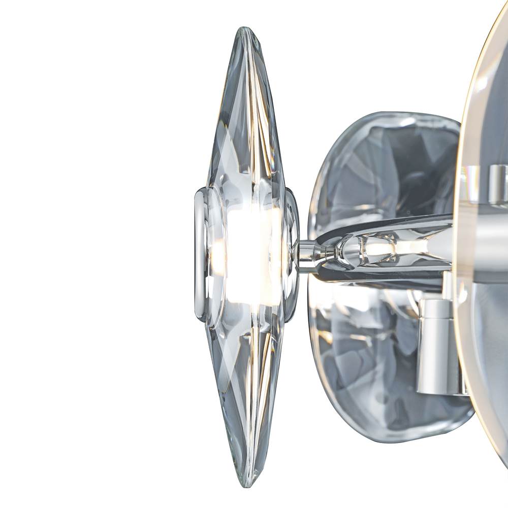 Golden Lighting 5028-6 CH Chrome Ziva By Golden Lighting Celestia 6-light Integrated Led Chandelier In Chrome Image 4