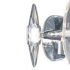 Golden Lighting 5028-6 CH Chrome Ziva By Golden Lighting Celestia 6-light Integrated Led Chandelier In Chrome Image 4