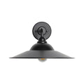 Golden Lighting 5096-OWL15 BLK-BLK Matte Black Yep By Golden Lighting Croma 1-light Wall Sconce In Matte Black Shade Image 1