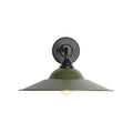 Golden Lighting 5096-OWL15 BLK-MP Matte Black Yep By Golden Lighting Croma 1-light Wall Sconce In Matte Pine Shade Image 1