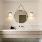 Golden Lighting 5189-WSC BCB-PLT Brushed Champagne Brass Yep By Golden Lighting Brilia 1-light Wall Sconce Vanity In Brushed Champagne Brass With Pleated Shade Image 3