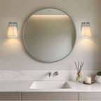 Golden Lighting 5189-WSC PN-PLT Polished Nickel Yep By Golden Lighting Brilia 1-light Wall Sconce Vanity In Polished Nickel With Pleated Shade Image 3