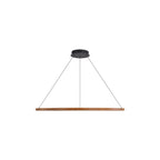 Golden Lighting 5460-35 DW Driftwood Golden Lighting Veritas Integrated Led 35in Chandelier In Driftwood Image 1