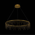 Golden Lighting Lucerna Golden Lighting Lucerna Integrated Led 32in Chandelier In Stainless Steel Gold