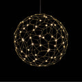 Golden Lighting 5462-24 NBS Natural Brass Golden Lighting Spheris Integrated Led 24in Pendant In Natural Brass Image 1