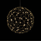 Golden Lighting 5462-24 NBS Natural Brass Golden Lighting Spheris Integrated Led 24in Pendant In Natural Brass Image 1