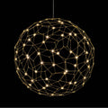 Golden Lighting 5462-32 NBS Natural Brass Golden Lighting Spheris Integrated Led 32in Pendant In Natural Brass Image 1