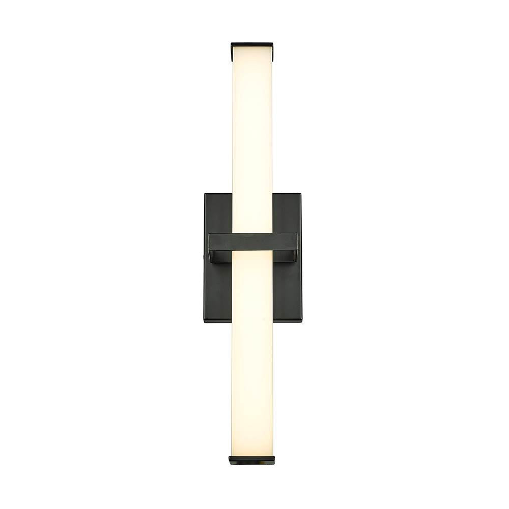 Golden Lighting 5623-B19 BLK-OP Matte Black Golden Lighting Elon Integrated Led 19in Vanity In Matte Black Image 3