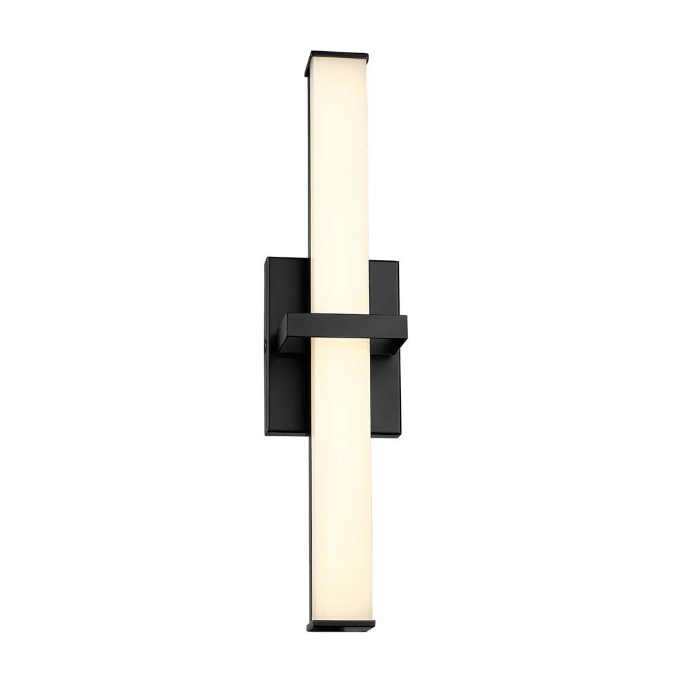 Golden Lighting 5623-B19 BLK-OP Matte Black Golden Lighting Elon Integrated Led 19in Vanity In Matte Black Image 2