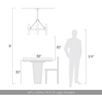 Golden Lighting 5803-10 MDB-EBO Modern Bronze Wry Lighting Lyssna Cirkel 10-light Chandelier In Modern Bronze Image 2